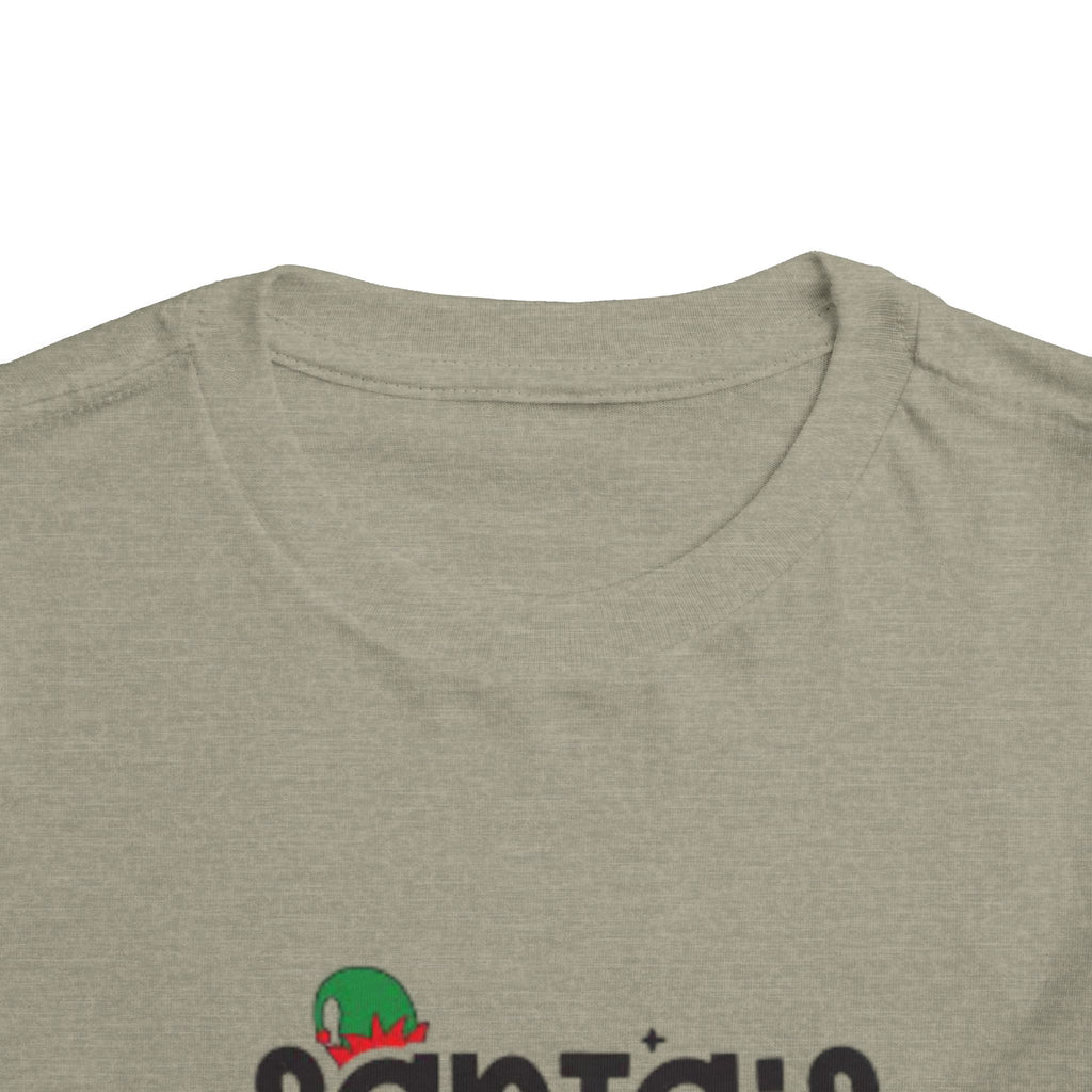Santa's Cutest Elf Toddler Tee, Holiday Shirt, Christmas Clothing, Kids Apparel, Festive Gift, Elf T-Shirt