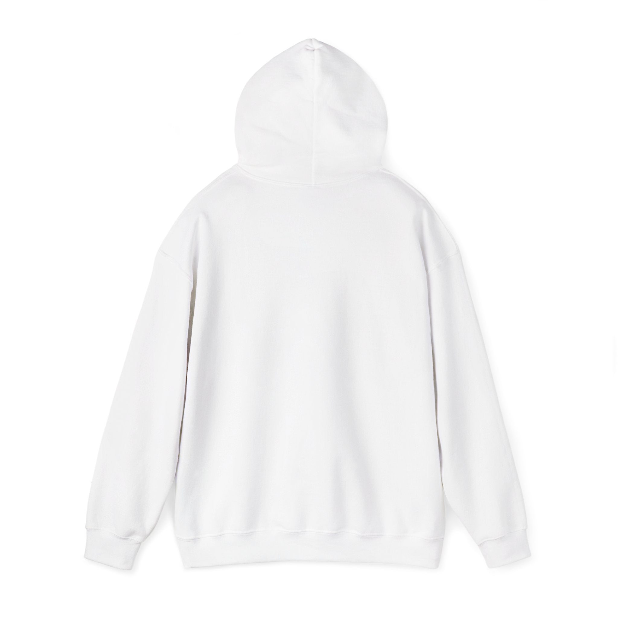 Crowned Journey Hoodie — Minimal Logo White Pullover