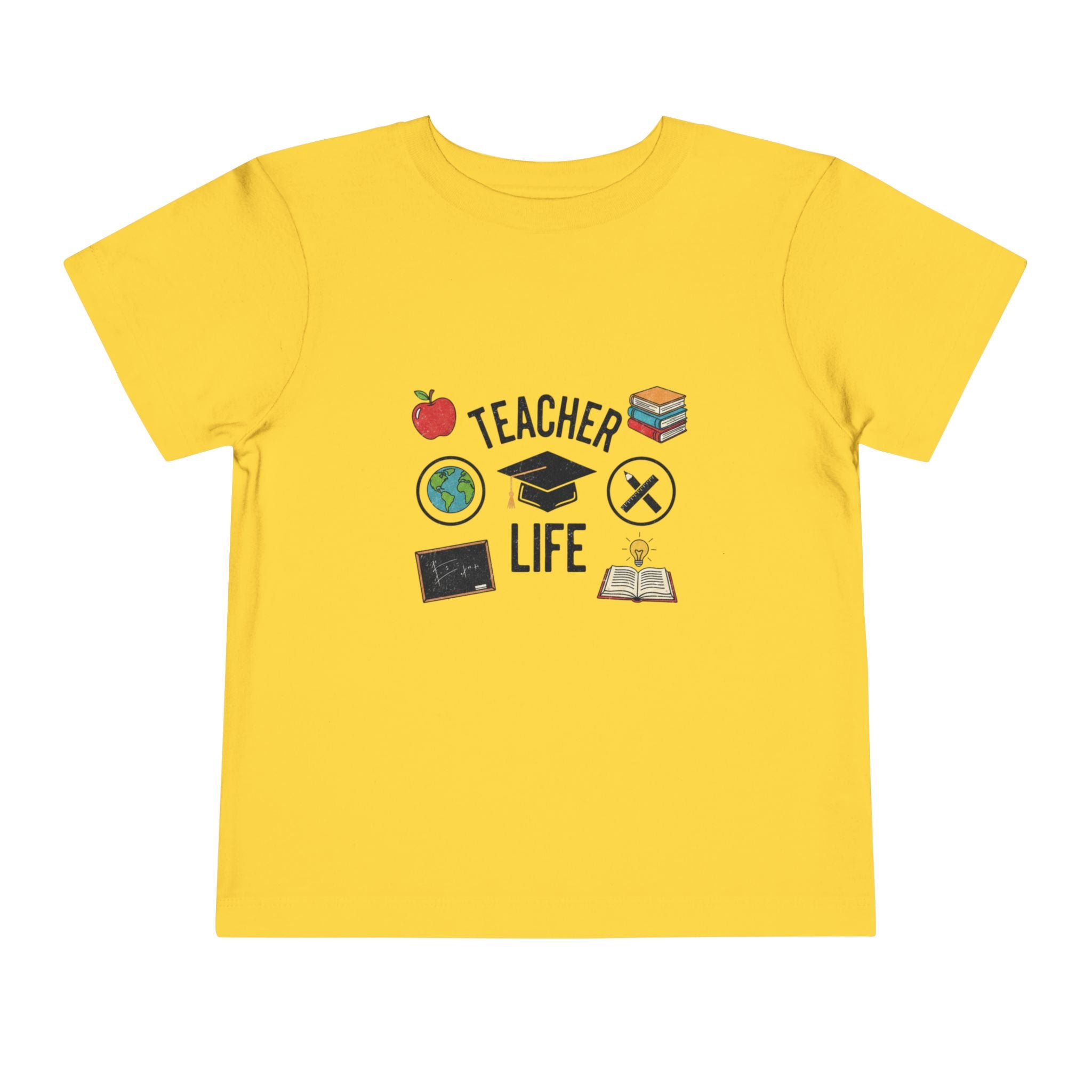 Teacher Life Toddler Tee, Cute Kids T-Shirt, Back to School Gift, Toddler Apparel, Educational Tee, Teacher Gift