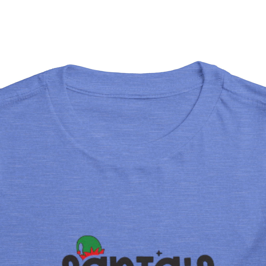 Santa's Cutest Elf Toddler Tee, Holiday Shirt, Christmas Clothing, Kids Apparel, Festive Gift, Elf T-Shirt
