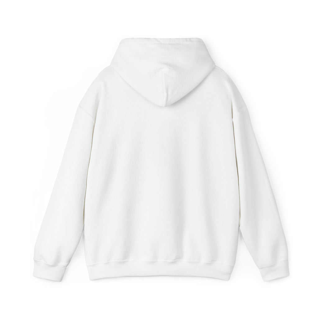 Crowned Journey Hoodie — Minimal Logo White Pullover