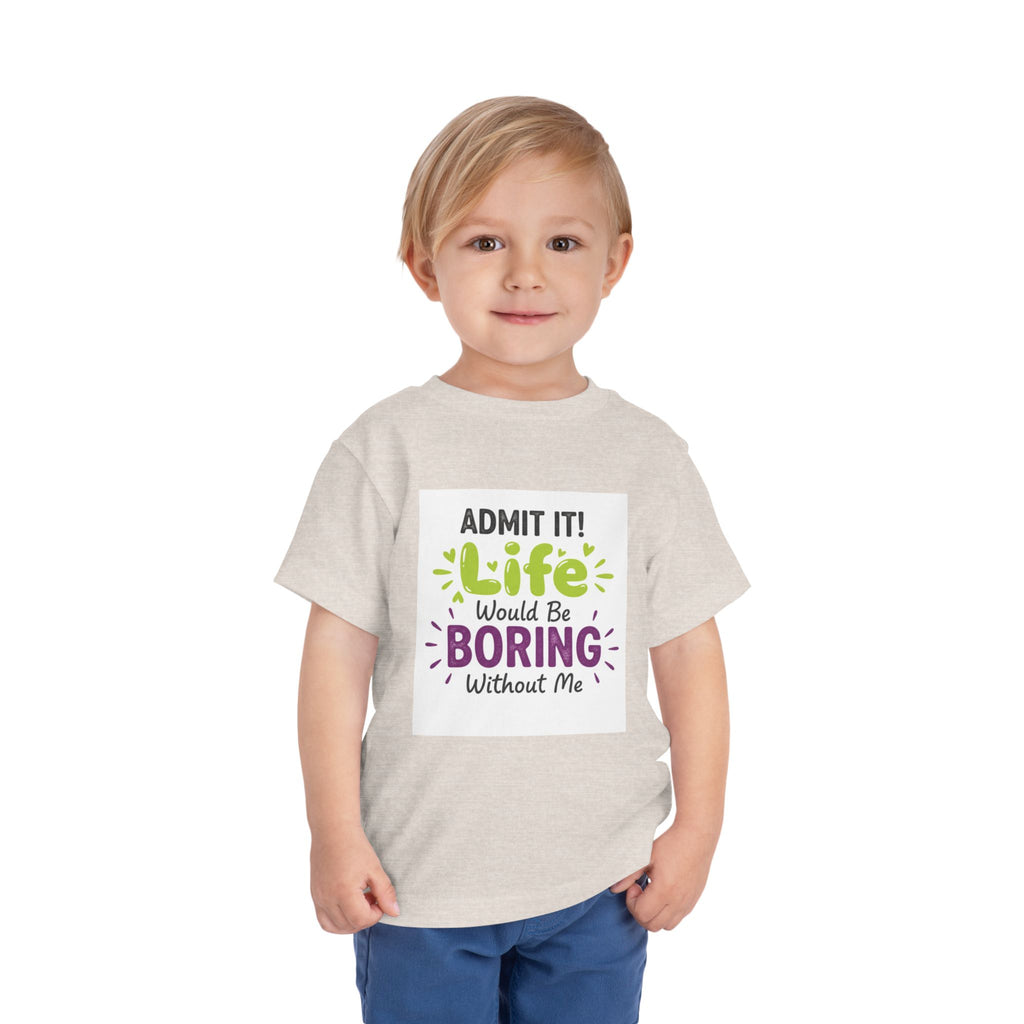 Boring Life Toddler Tee, Funny Kid's Shirt, Birthday Gift, Playdate Outfit, Adorable Toddler Clothing