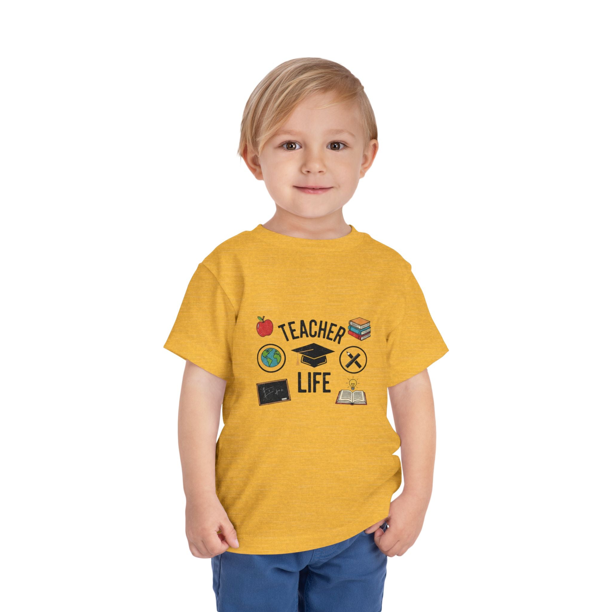 Teacher Life Toddler Tee, Cute Kids T-Shirt, Back to School Gift, Toddler Apparel, Educational Tee, Teacher Gift