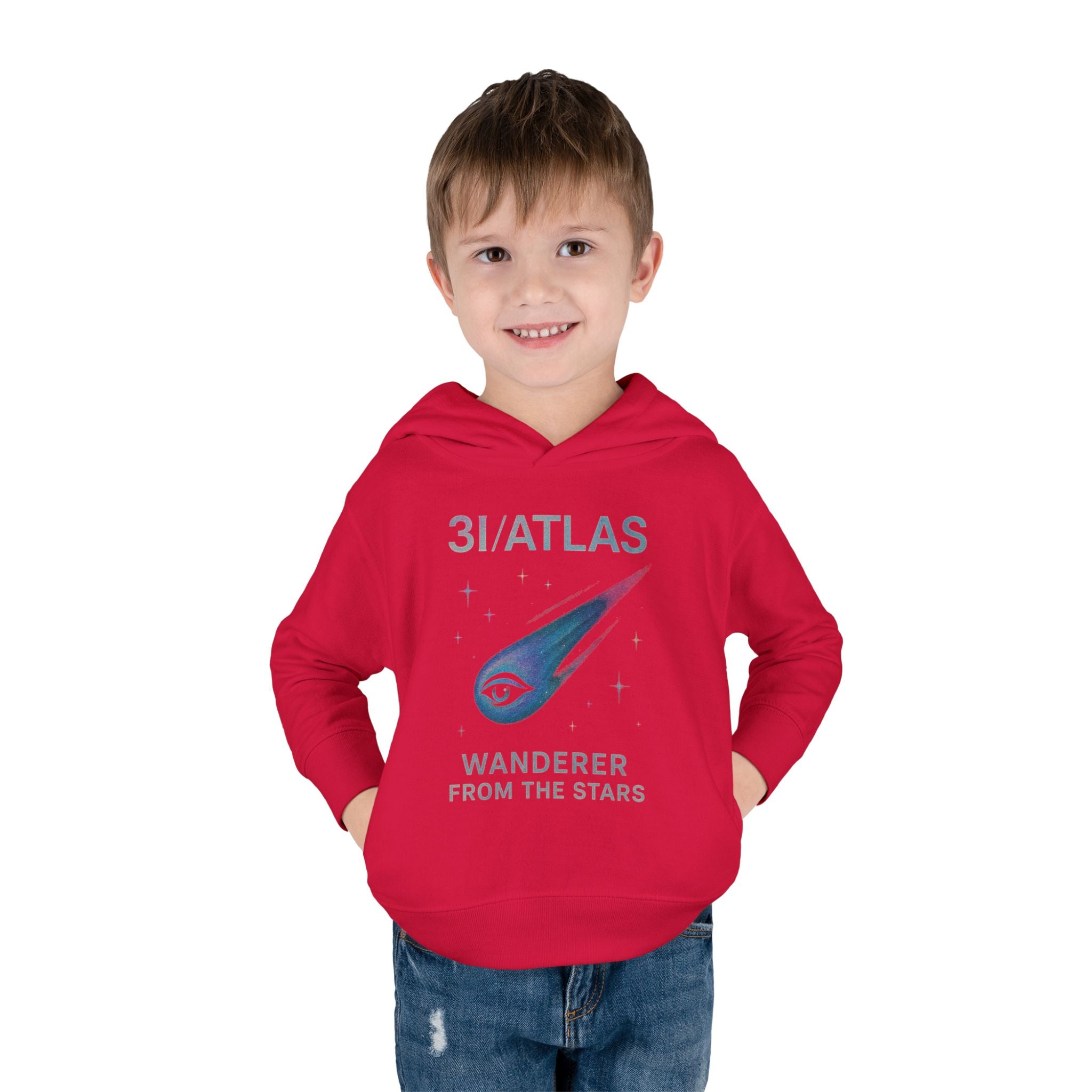 Toddler Hoodie - Wanderer From The Stars' Space Graphic Pullover