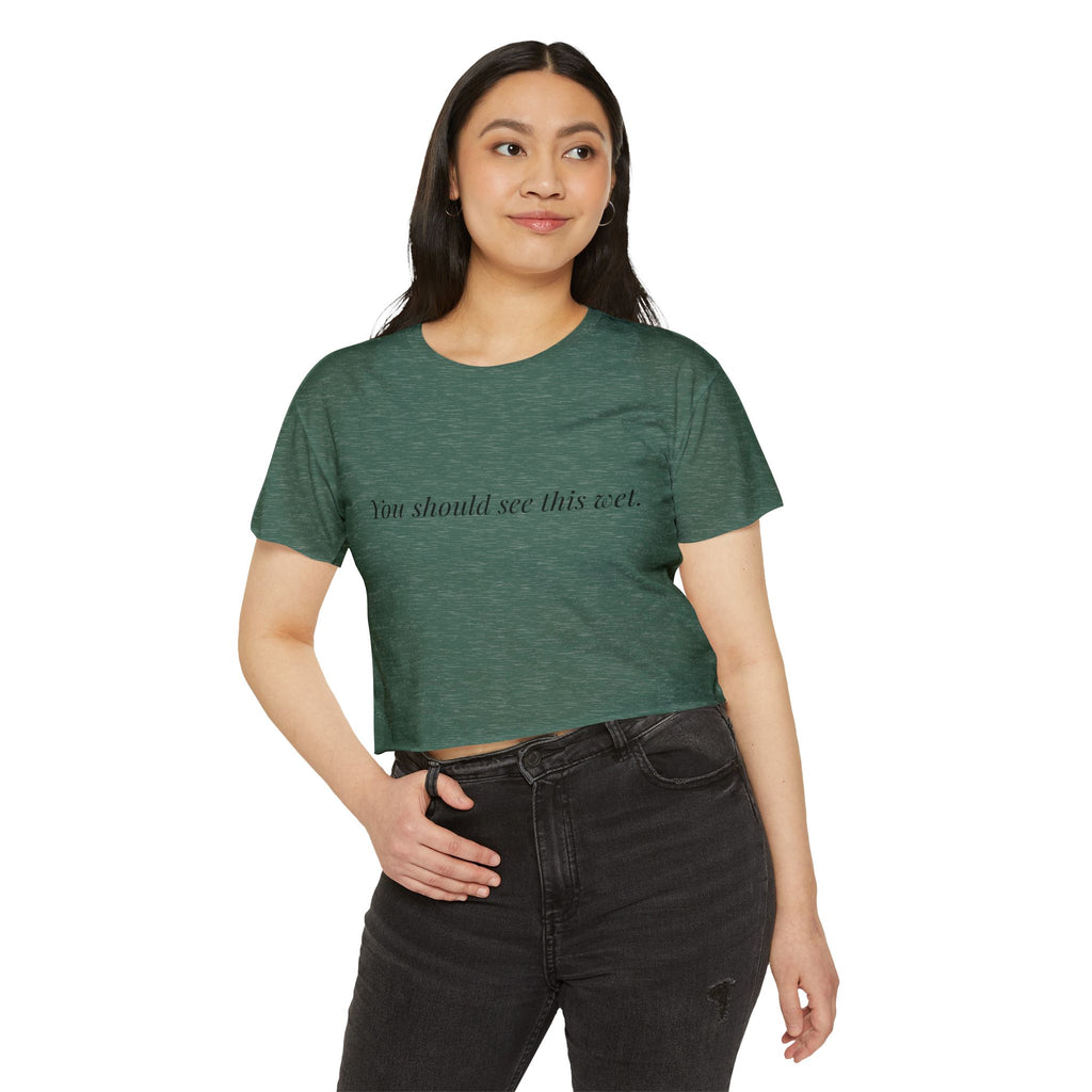 Festival-Ready Women's Crop Top - Cute Summer Top, Trendy Party Wear, Unique Gift for Birthdays, Music Festivals, and More