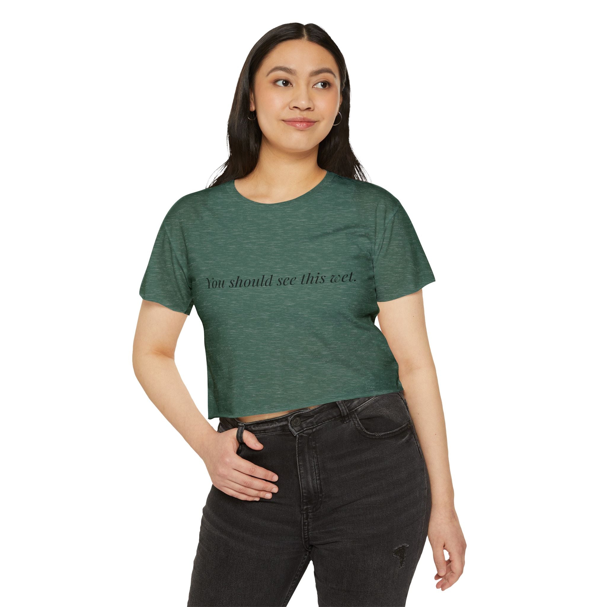 Festival-Ready Women's Crop Top - Cute Summer Top, Trendy Party Wear, Unique Gift for Birthdays, Music Festivals, and More