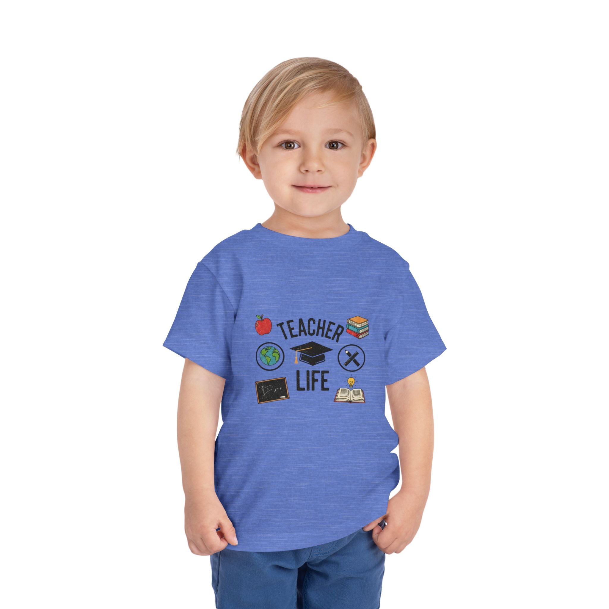 Teacher Life Toddler Tee, Cute Kids T-Shirt, Back to School Gift, Toddler Apparel, Educational Tee, Teacher Gift