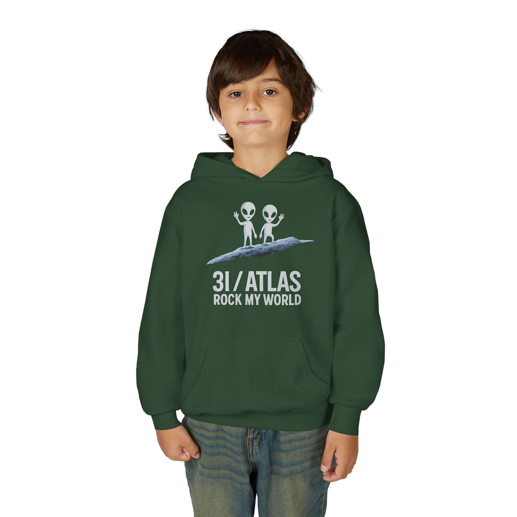 3I/Atlas Kids Sweatshirt – Space-Themed Alien Graphic, Astronomy Kids Gift, Interstellar Clothing Adventure Ready Sweatshirt with 31/ATLAS Design