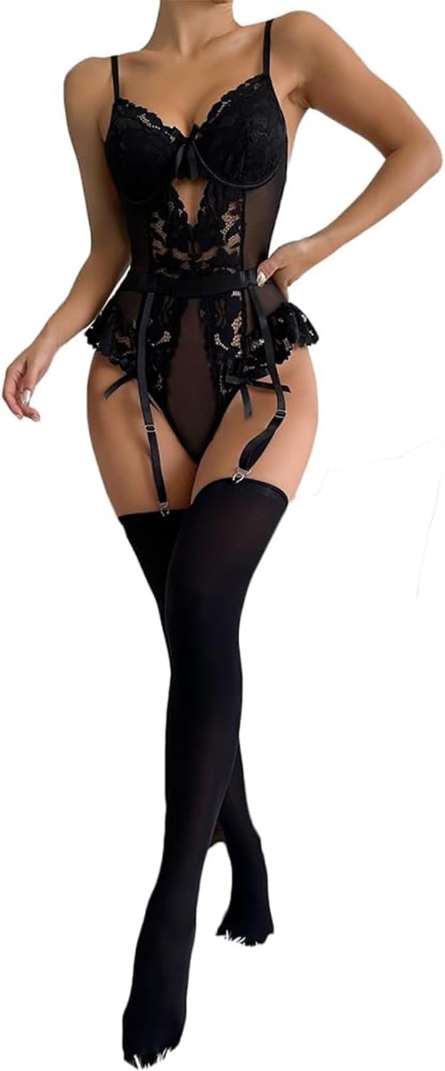 Get Your Other Half Something Sexy! Gorgeous Lingerie Set 3 Piece