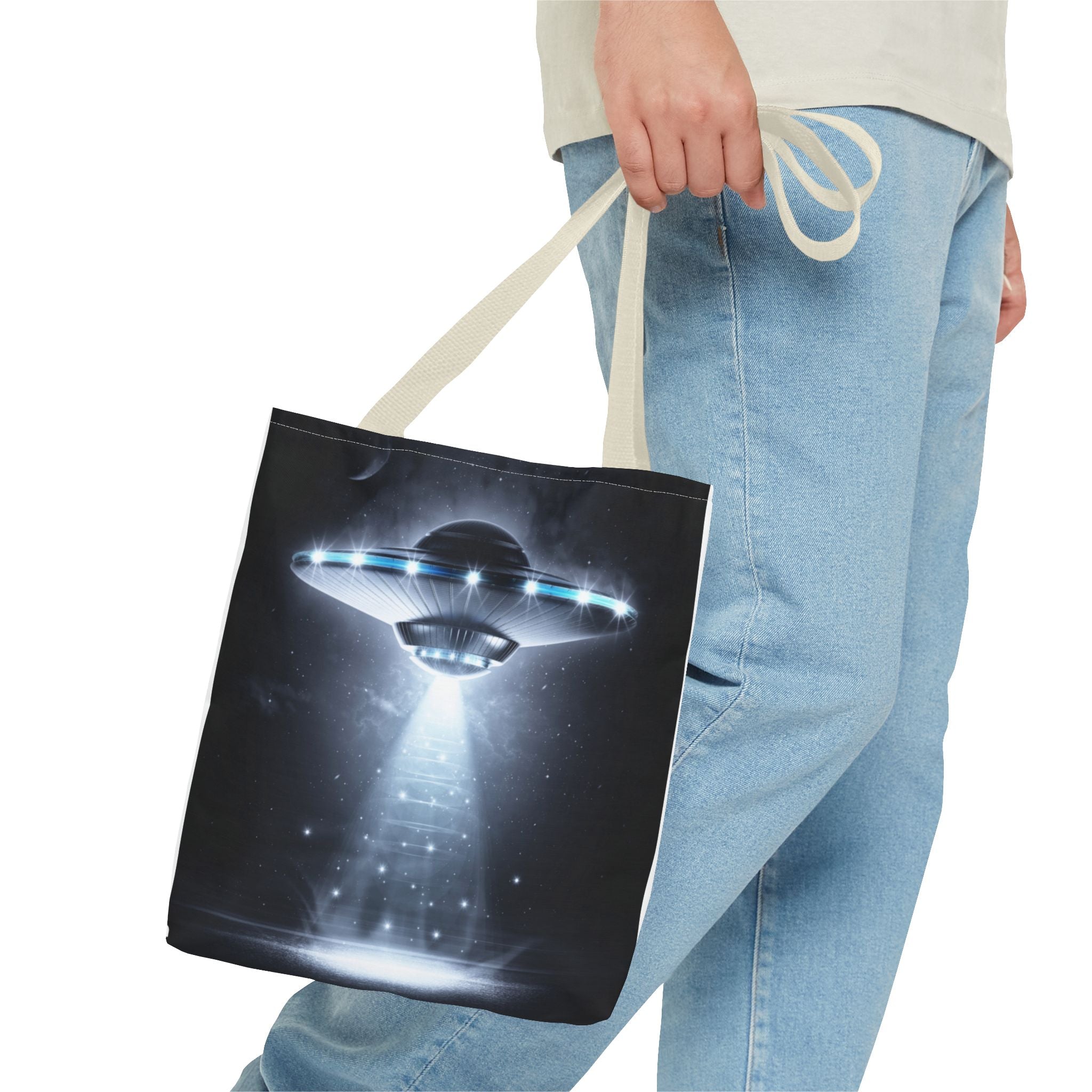 Galactic Adventure Tote Bag - Interstellar Explorer Design