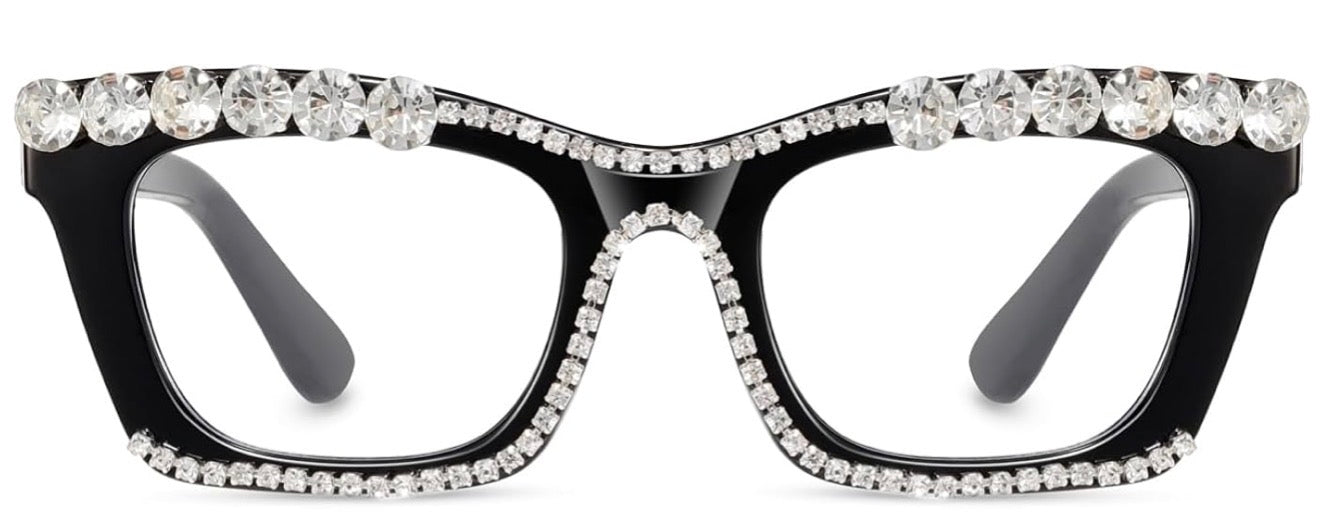 Not Your Basic Readers – Crystal Rhinestone Statement Glasses