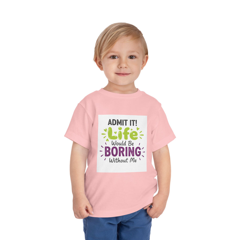 Boring Life Toddler Tee, Funny Kid's Shirt, Birthday Gift, Playdate Outfit, Adorable Toddler Clothing