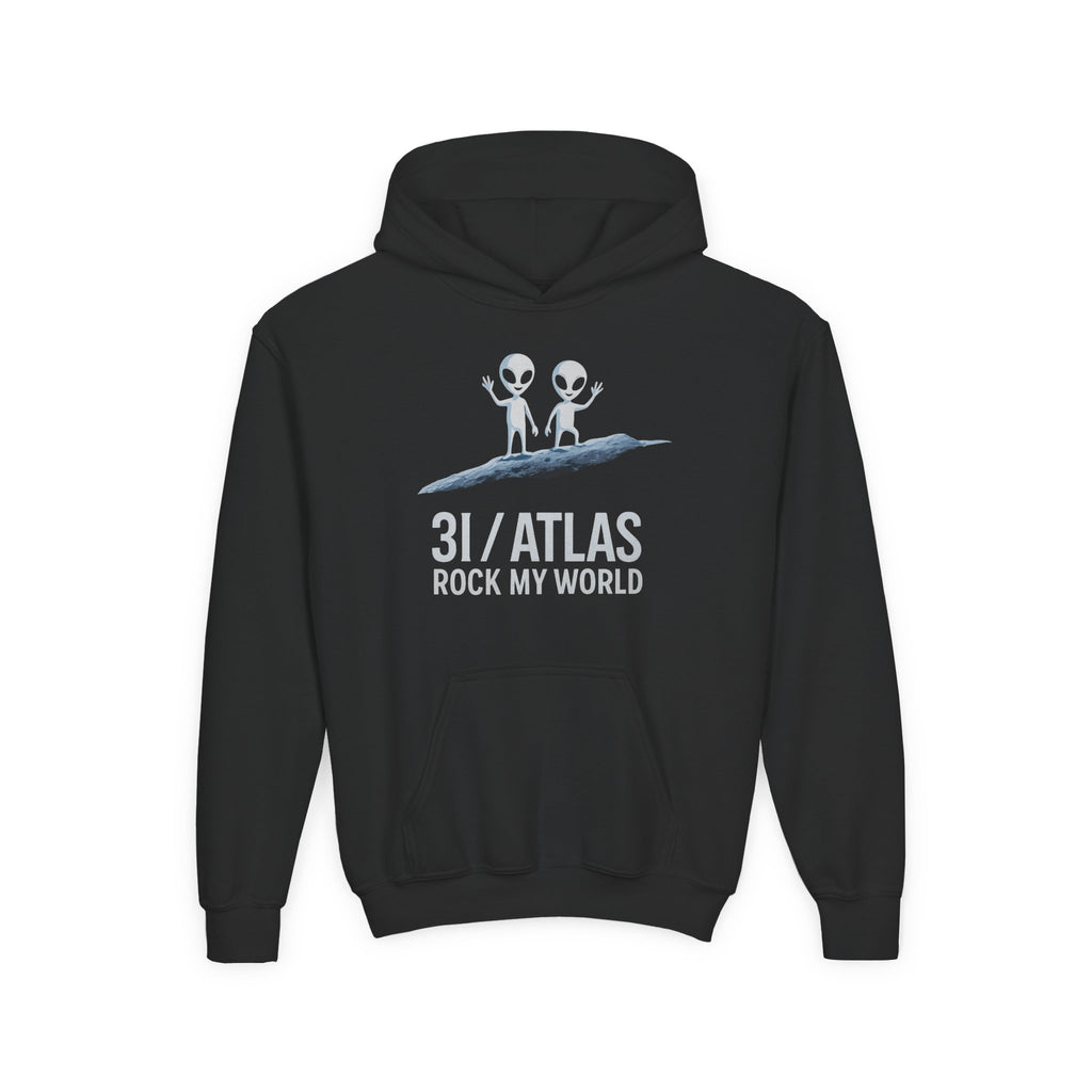 3I/Atlas Kids Sweatshirt – Space-Themed Alien Graphic, Astronomy Kids Gift, Interstellar Clothing Adventure Ready Sweatshirt with 31/ATLAS Design