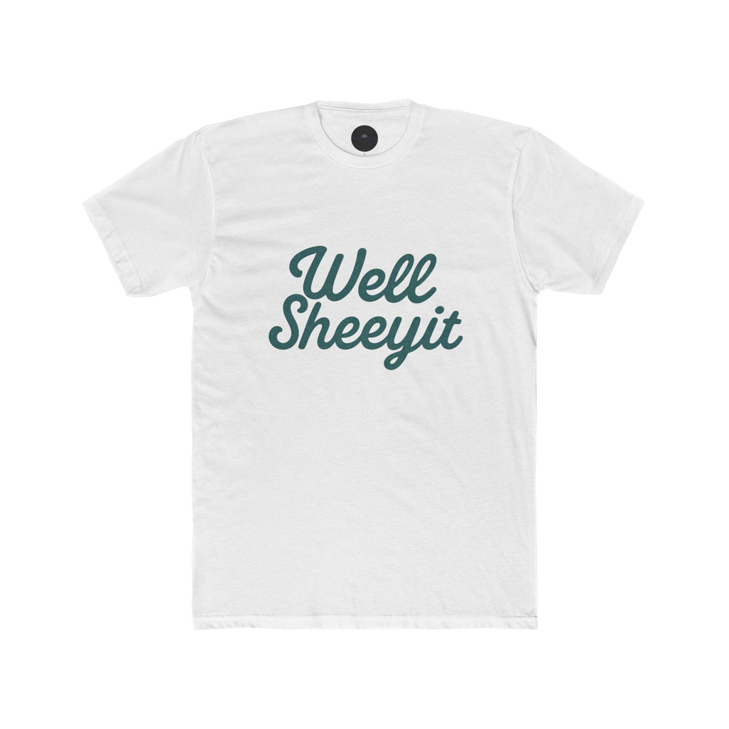 Well Sheeyit Unisex Cotton Crew Tee - Casual Humor Shirt
