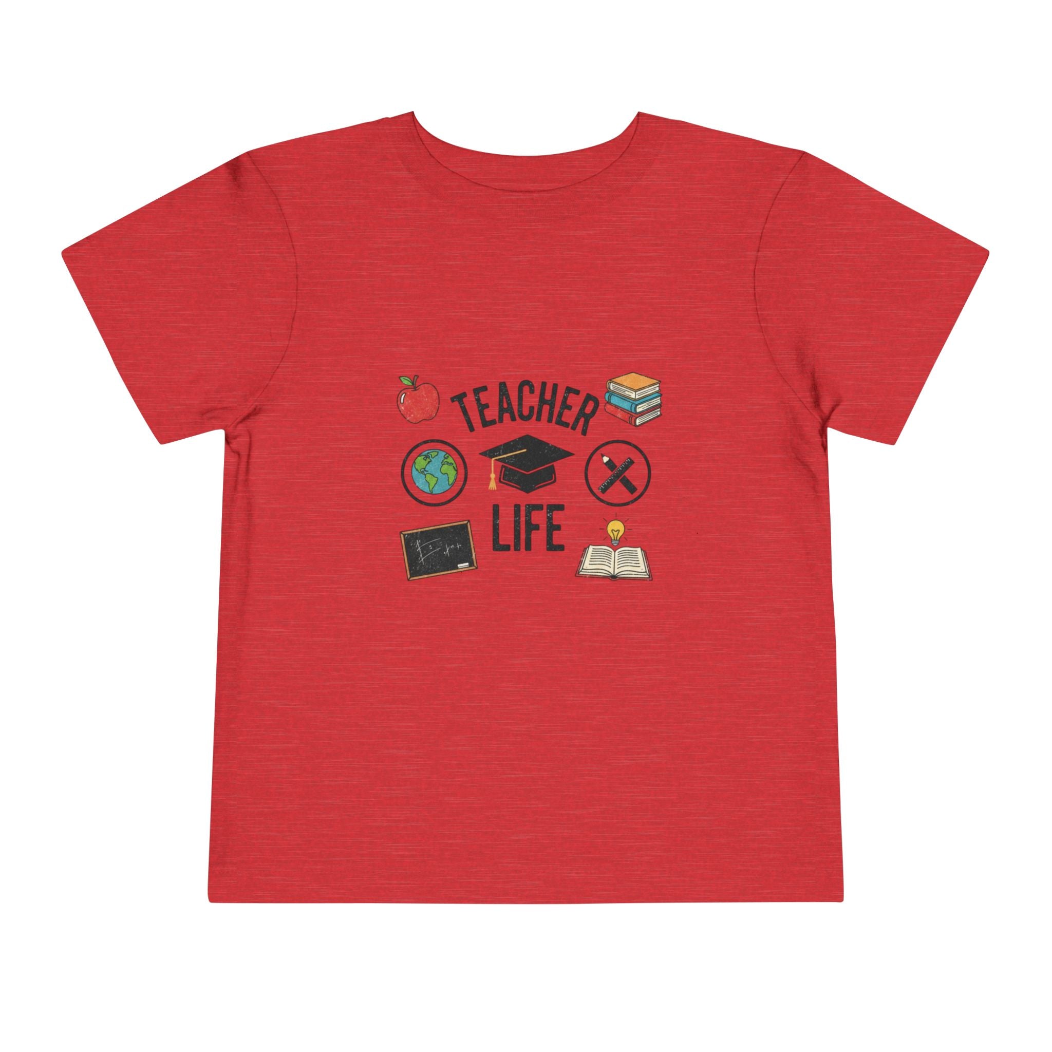 Teacher Life Toddler Tee, Cute Kids T-Shirt, Back to School Gift, Toddler Apparel, Educational Tee, Teacher Gift