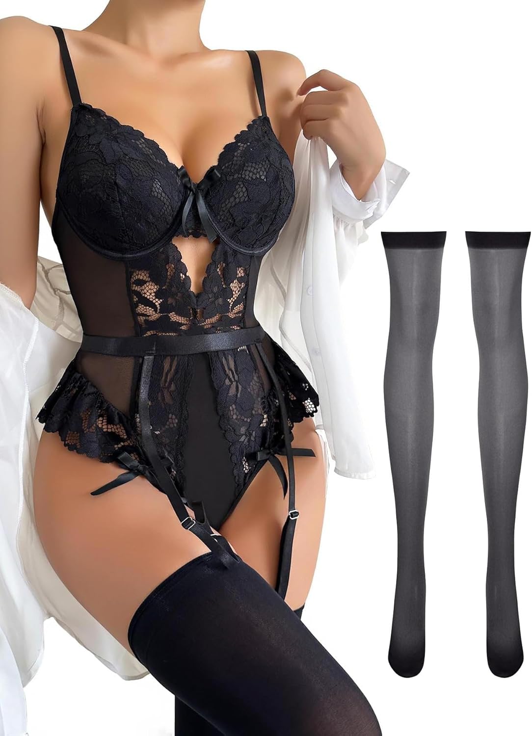 Get Your Other Half Something Sexy! Gorgeous Lingerie Set 3 Piece