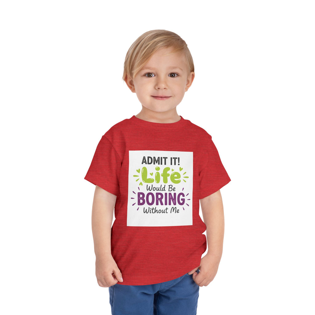 Boring Life Toddler Tee, Funny Kid's Shirt, Birthday Gift, Playdate Outfit, Adorable Toddler Clothing
