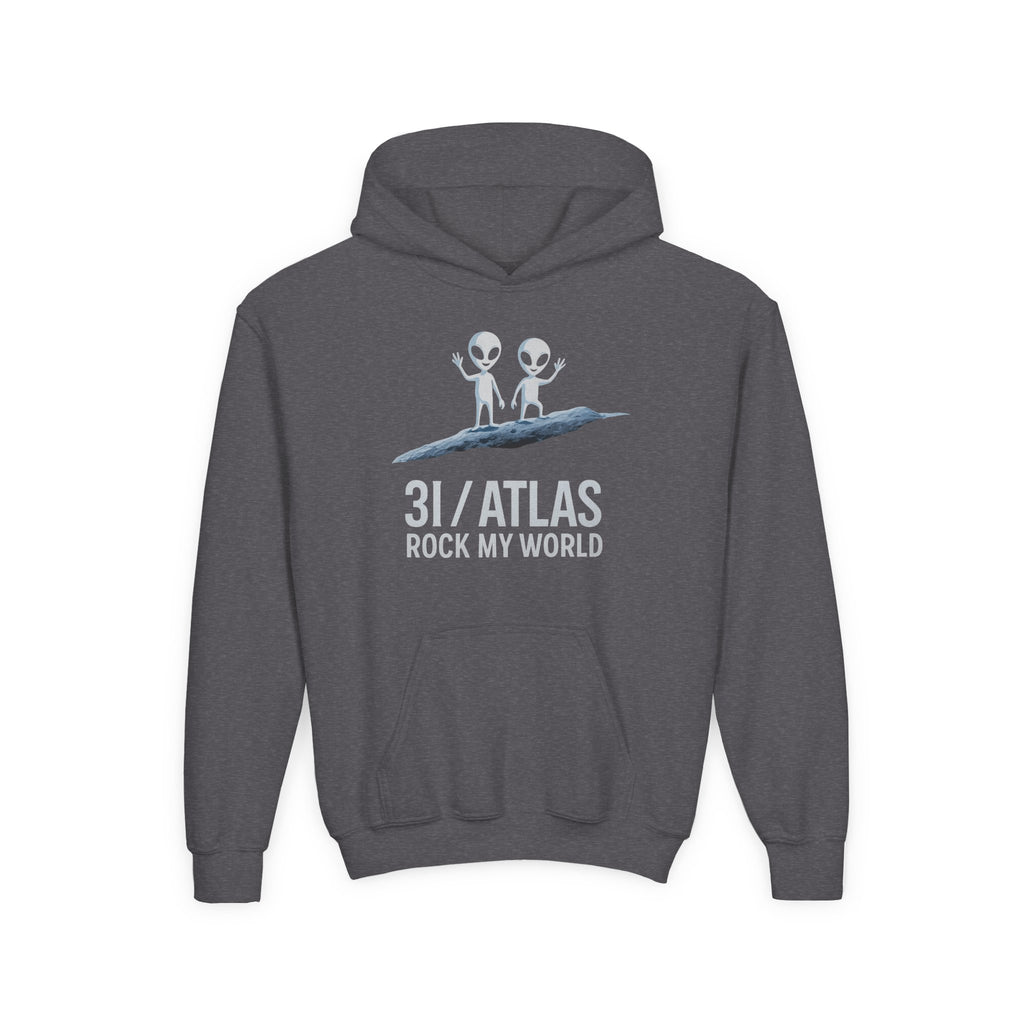 3I/Atlas Kids Sweatshirt – Space-Themed Alien Graphic, Astronomy Kids Gift, Interstellar Clothing Adventure Ready Sweatshirt with 31/ATLAS Design