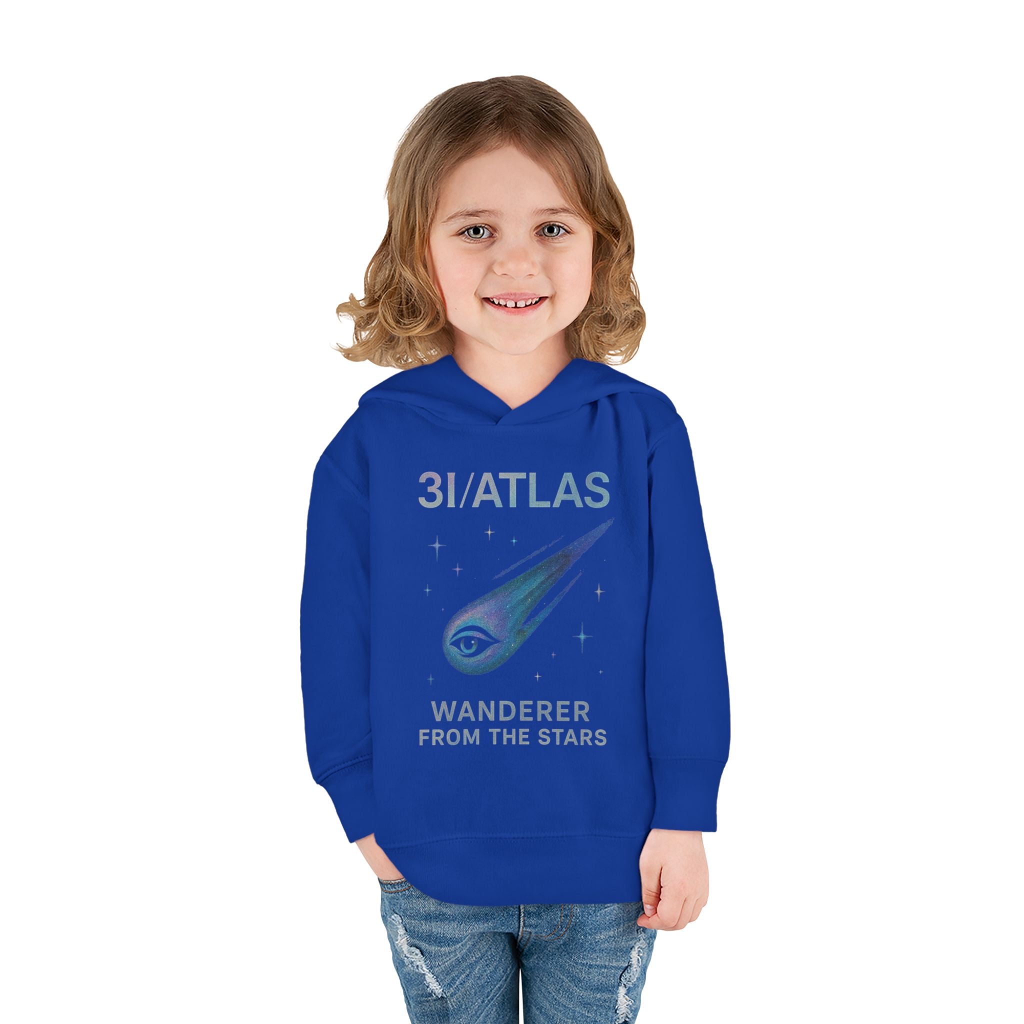 Toddler Hoodie - Wanderer From The Stars' Space Graphic Pullover