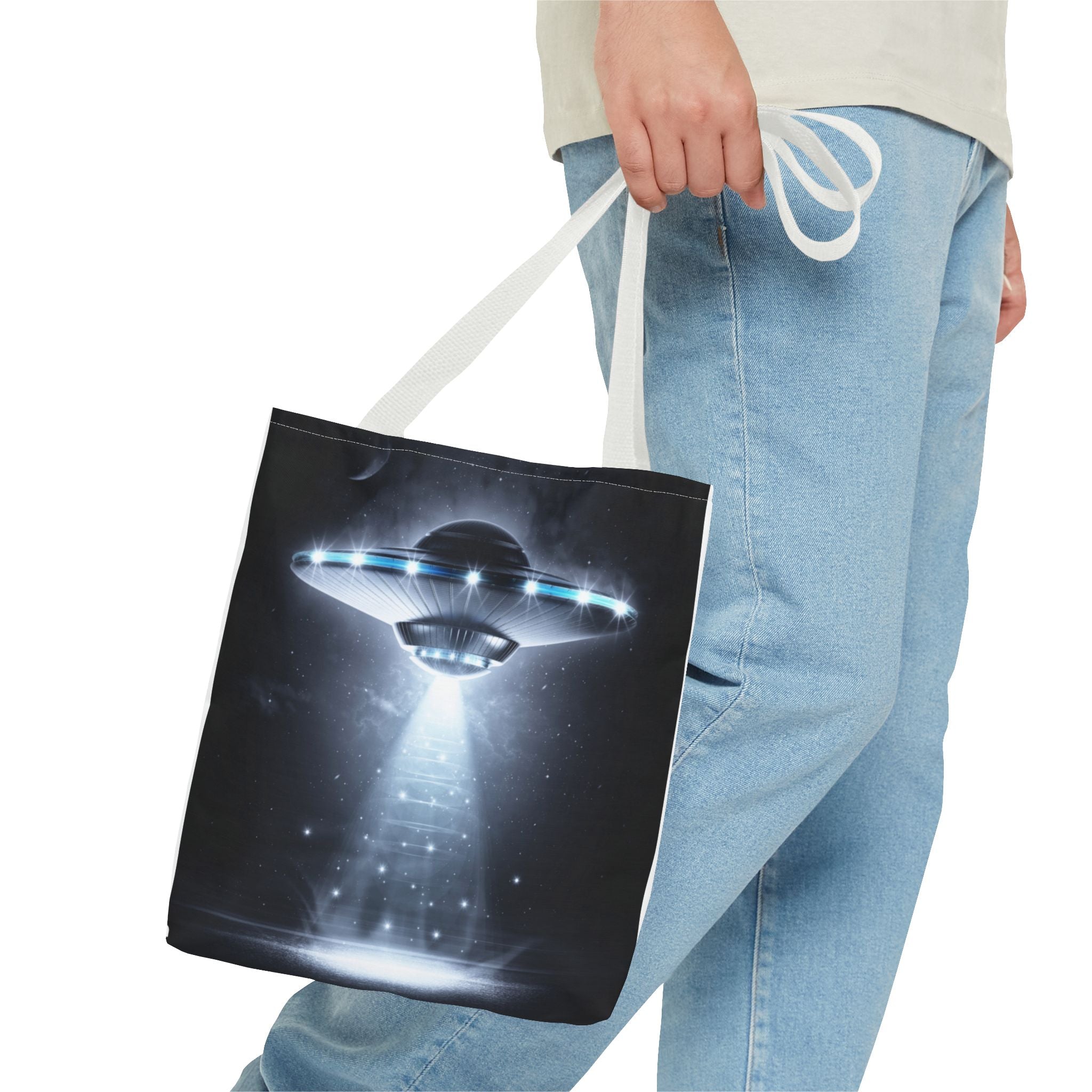 Galactic Adventure Tote Bag - Interstellar Explorer Design