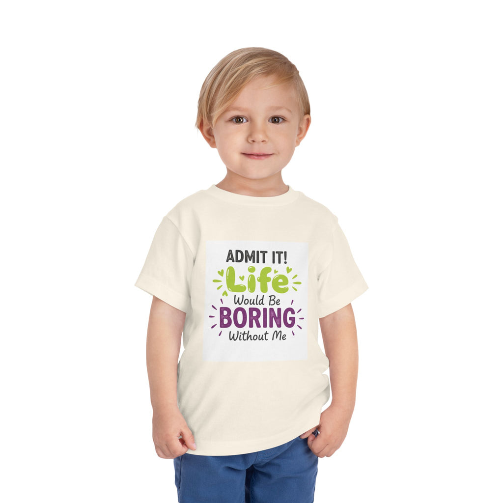Boring Life Toddler Tee, Funny Kid's Shirt, Birthday Gift, Playdate Outfit, Adorable Toddler Clothing