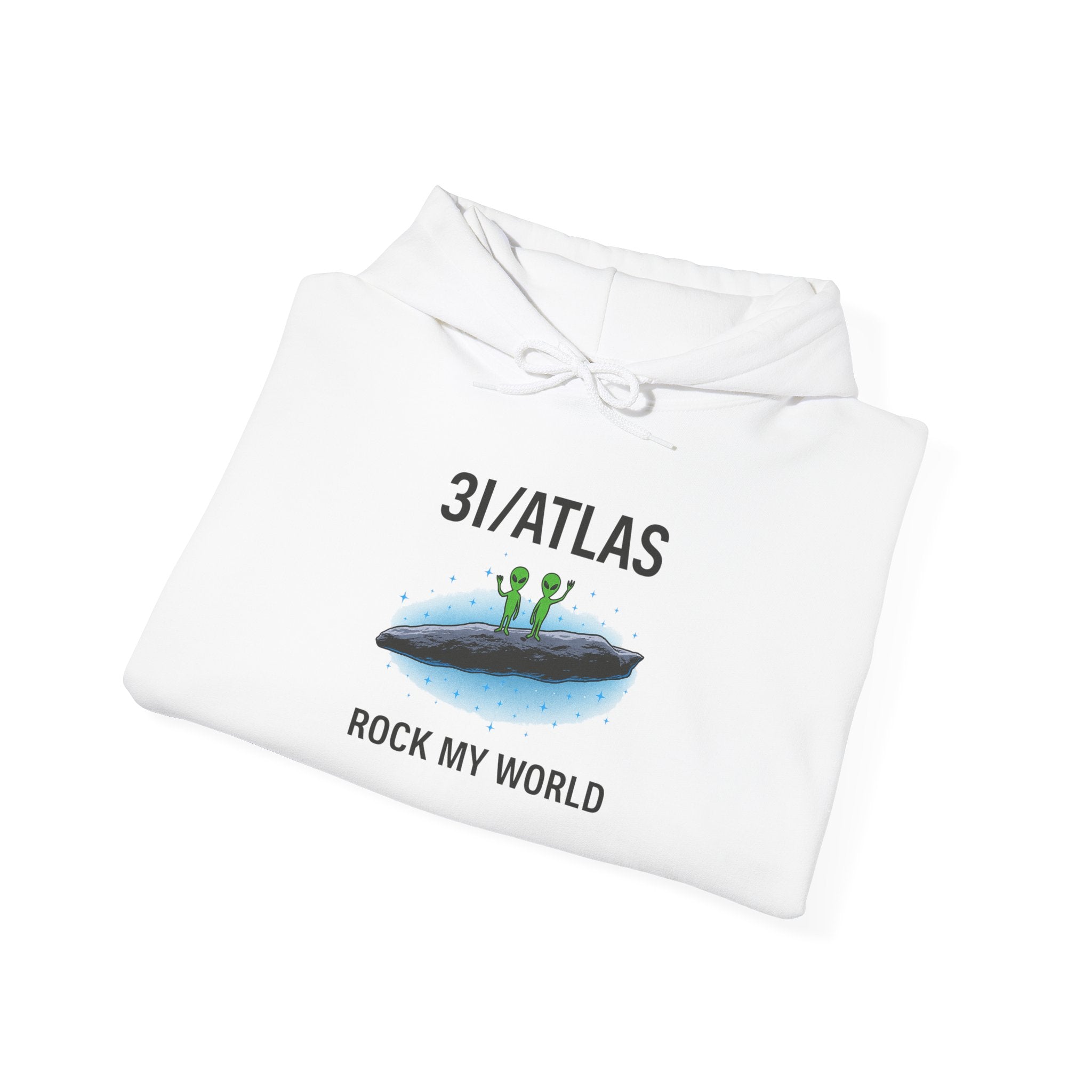 3I/ATLAS Rock My World adult hoodie Interstellar Object Shirt | Brooke Logan Studios Space Collection 2025 Interstellar Rainbow Hoodie – Unisex Heavy Blend Sweatshirt