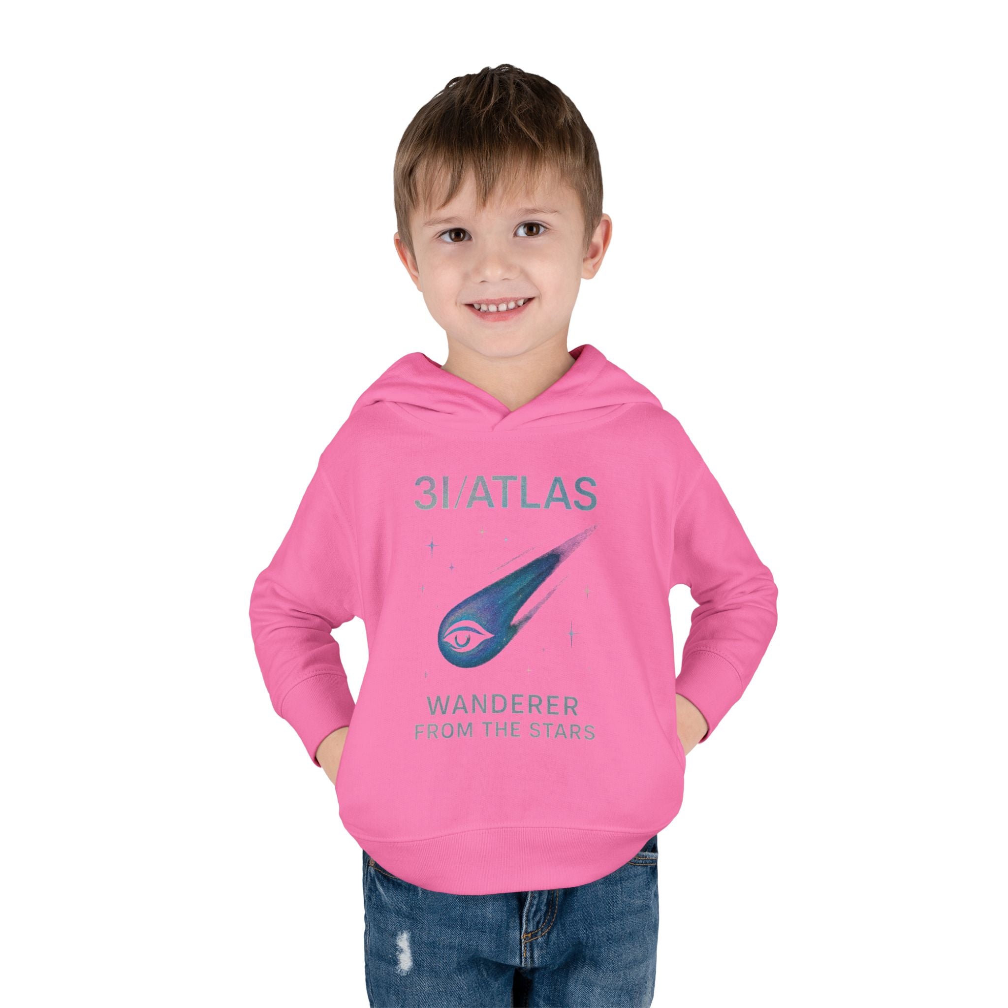 Toddler Hoodie - Wanderer From The Stars' Space Graphic Pullover