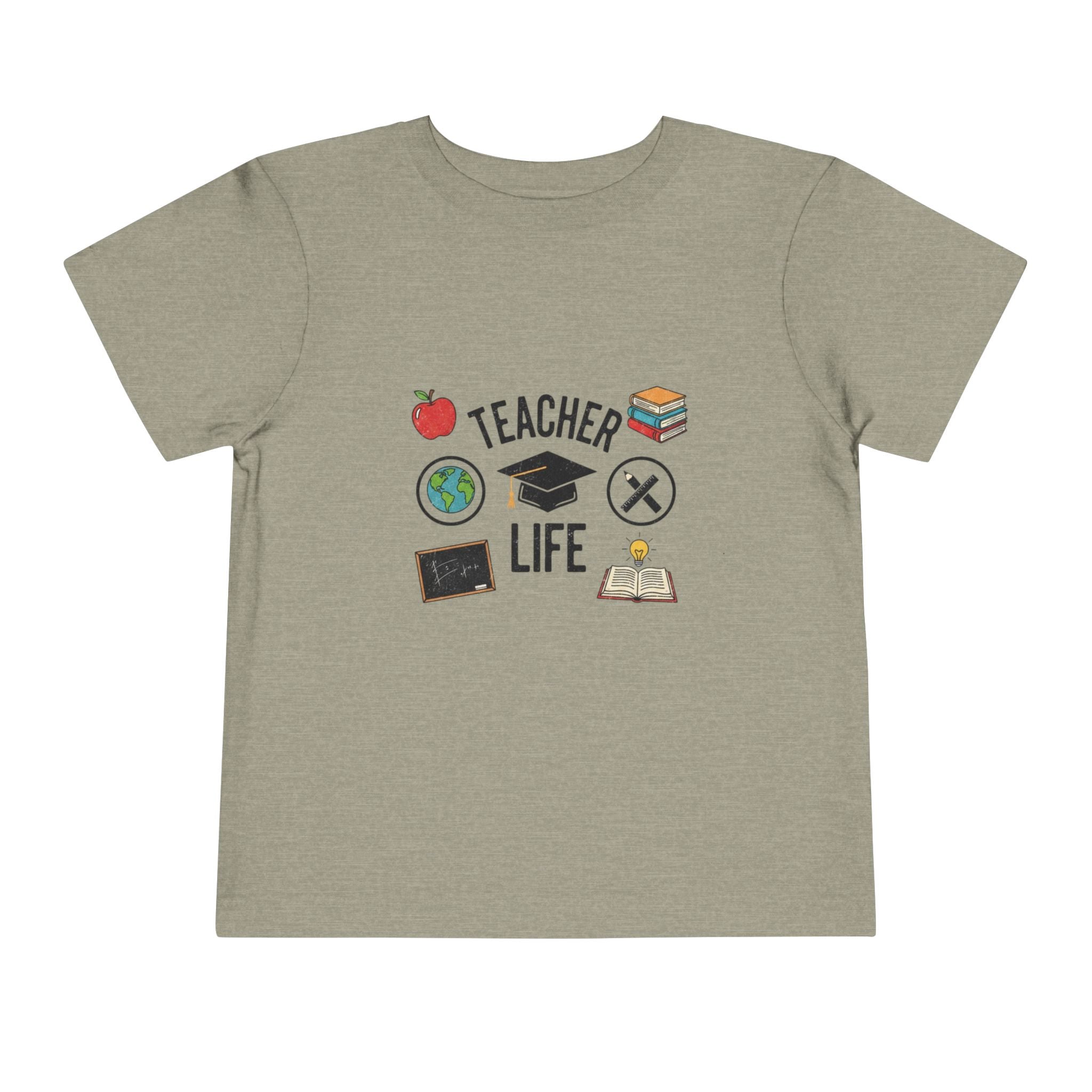 Teacher Life Toddler Tee, Cute Kids T-Shirt, Back to School Gift, Toddler Apparel, Educational Tee, Teacher Gift
