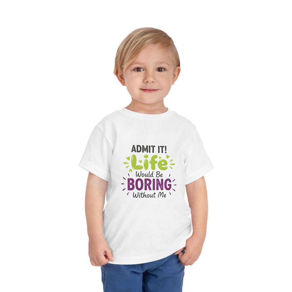 Boring Life Toddler Tee, Funny Kid's Shirt, Birthday Gift, Playdate Outfit, Adorable Toddler Clothing