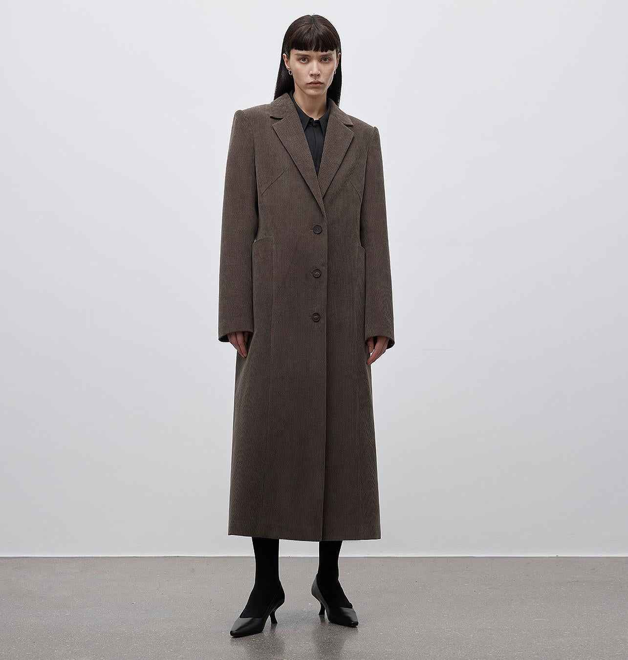 Corduroy Three-Dimensional Pocket Waist Coat