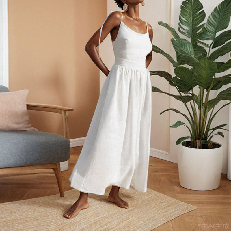 Fashion Sexy High Waist Sleeveless Cami Dress